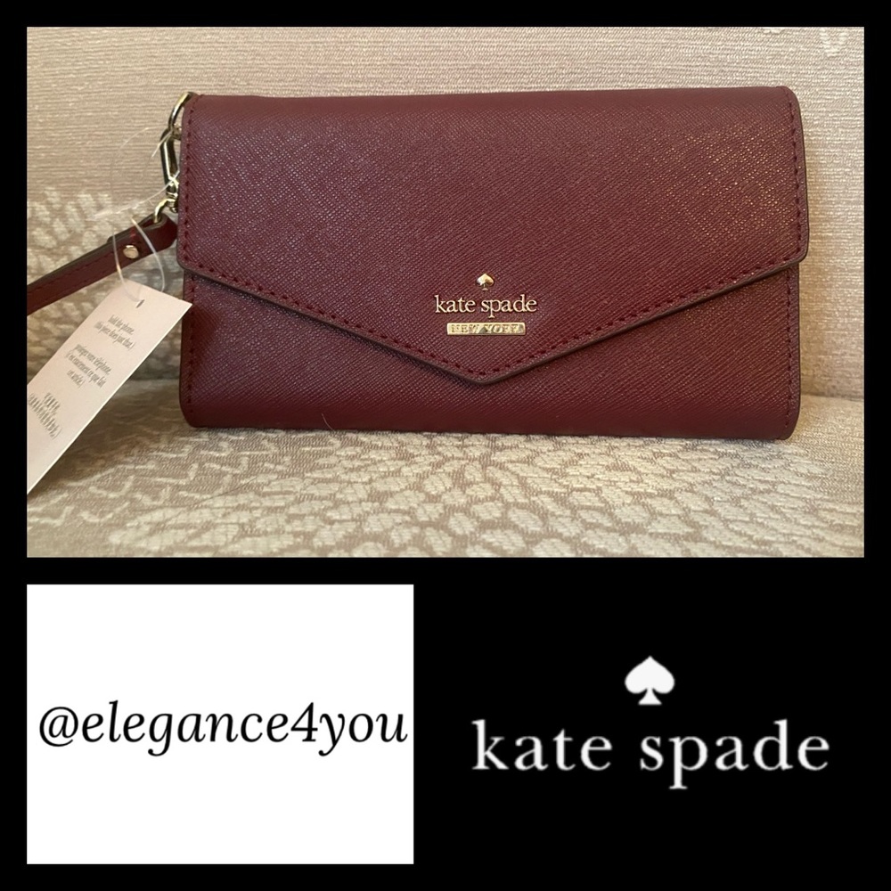 ✨KATE SPADE✨Authentic Wine Wallet / Wristlet